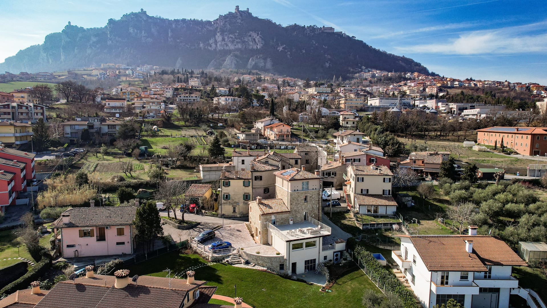Panoramic views of Mount Titano | Antica Colombaia B&B San Marino