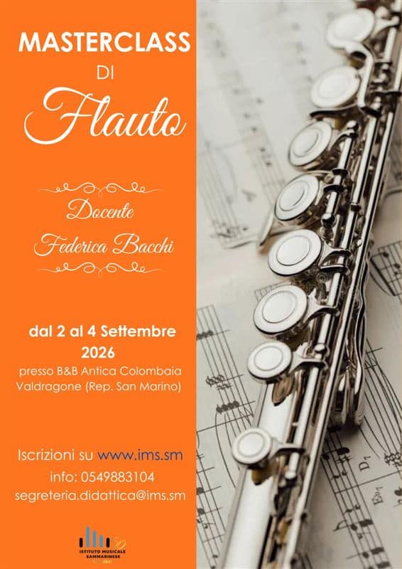 Locandina Masteclass Bacchi